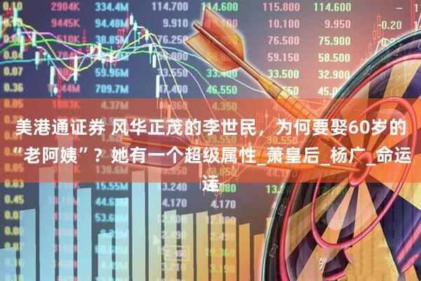 美港通证券 风华正茂的李世民，为何要娶60岁的“老阿姨”？她有一个超级属性_萧皇后_杨广_命运