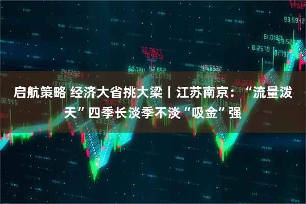 启航策略 经济大省挑大梁丨江苏南京：“流量泼天”四季长淡季不淡“吸金”强