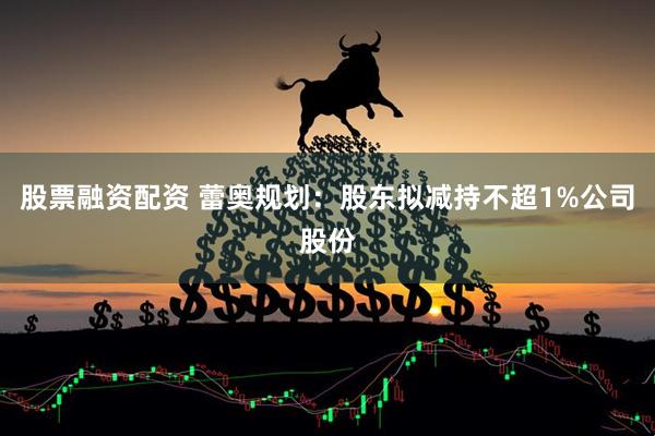 股票融资配资 蕾奥规划：股东拟减持不超1%公司股份